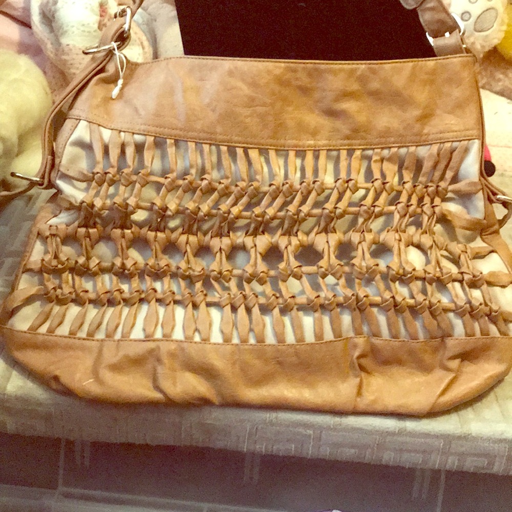 beige bag